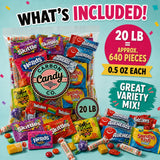 Pinata Candy Variety Pack - 20 Lb Assorted Mix, Pinata Stuffers for Kids