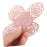 CIYODO 50pcs Hollow Design Chocolate Paper Holders Decorative Candy Cups for Weddings Parties Unique Chocolate Wrapping for Desserts Practical
