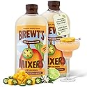 Brewt’s Spicy Mango Margarita Mix - Handcrafted Cocktail & Mocktail Mixer with Real Lime Juice, No Preservatives, Real Ingredients - Non-Alcoholic