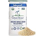 Great River Milling Organic Hulled Spelt Berries | Ancient Whole Spelt Grain | High Fiber & Protein | Non-GMO & Kosher | Ideal for Baking, Salads