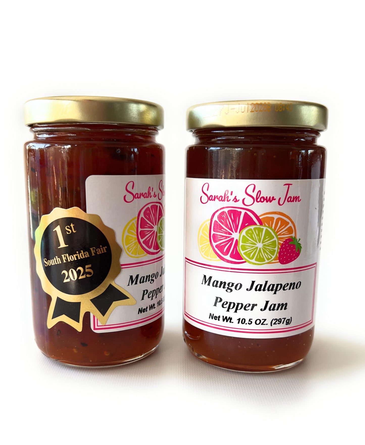 Mango Jalapeno Pepper Jam Taste the Tropics with our award-winning Mango Jalapeno Pepper Jam! No corn syrup. Vegan, plant based and delicious!