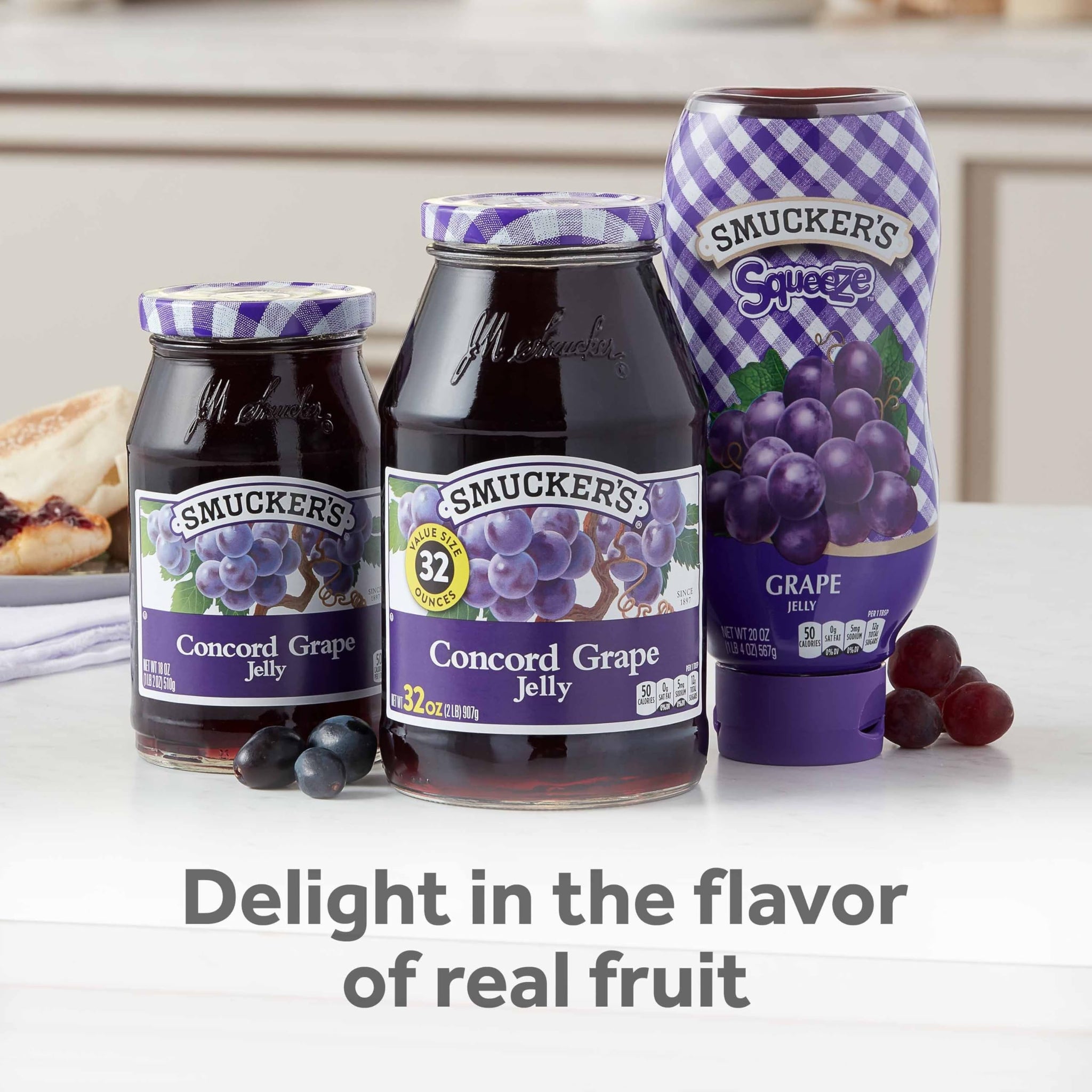 Smucker's Squeeze Grape Jelly, 20 Ounces