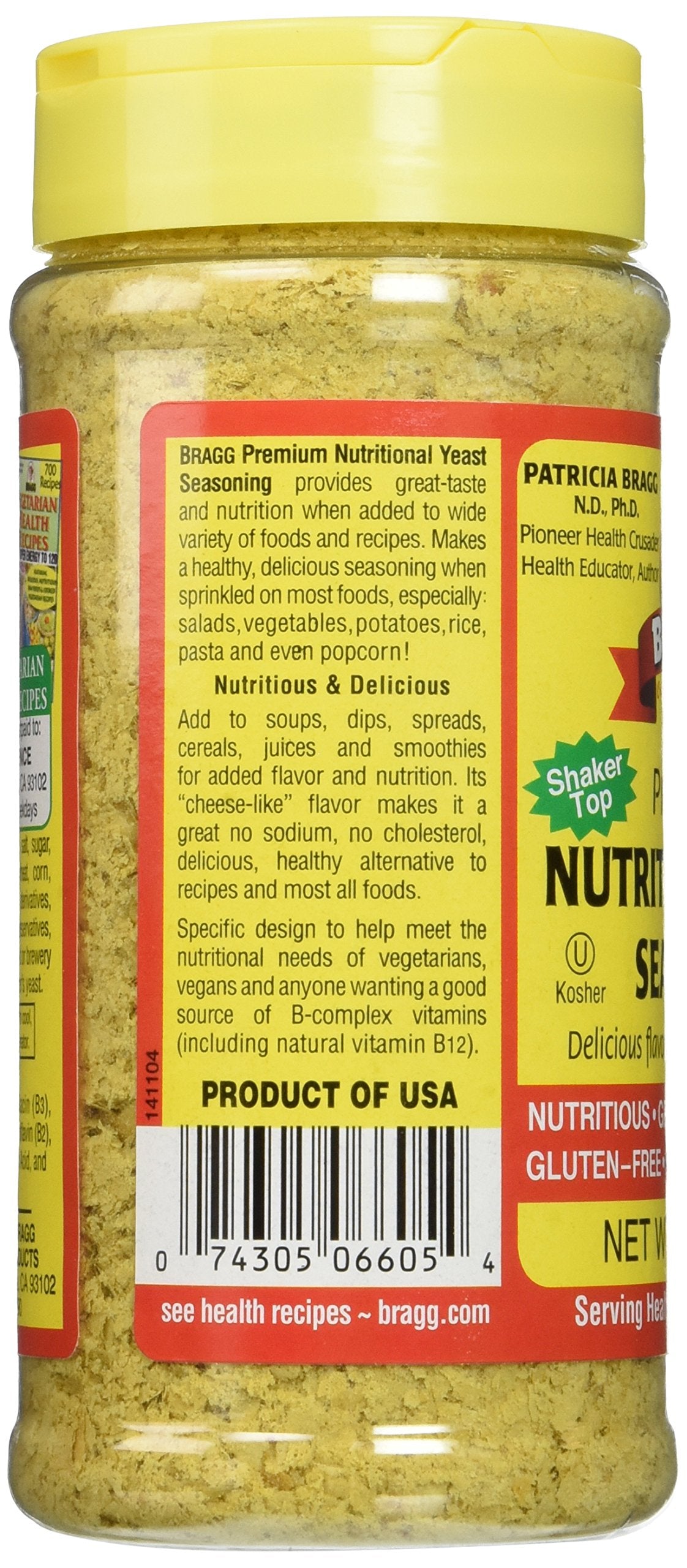Bragg's Nutritional Yeast 4.5oz 2 Pack