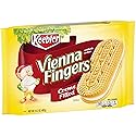 Keebler Cookies, Vienna Fingers Sandwich Cookies, Creme Filled, 14.2 oz Tray