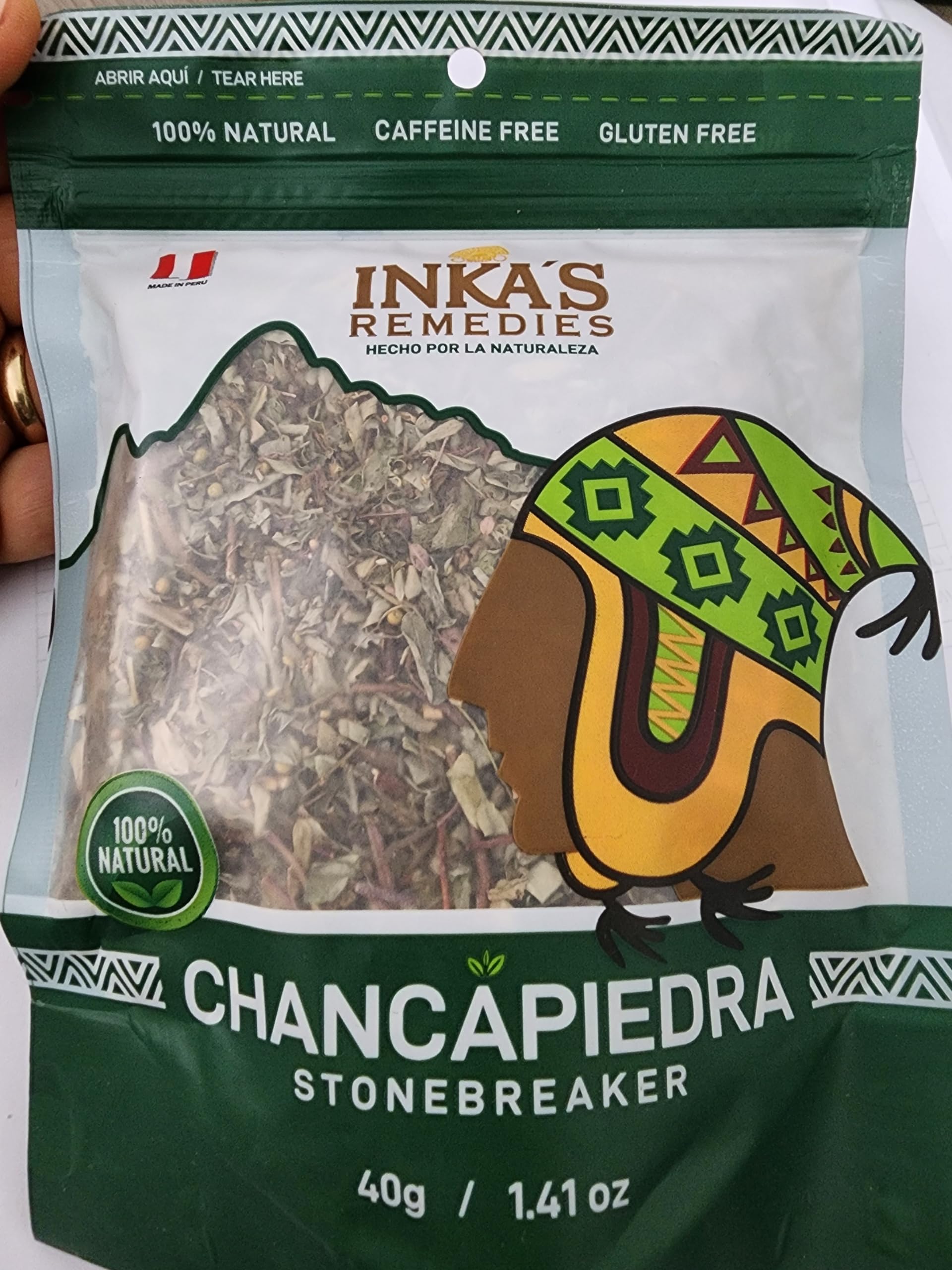 ChancaPiedra StoneBreaker Tea - Premium Organic Chanca Piedra Stone Breaker Tea - Natural Herbal Kidney Stone Crusher Infusion For Kidney Cleanse