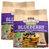 War Eagle Mill Organic Blueberry Buttermilk Pancake & Waffle Mix, 22 oz Bag (Pack of 2)