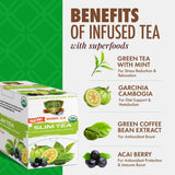 SOLLO Slim Tea K-Cup, Diet Support, Weight Loss with Garcinia & Green Coffee Extract, Single Serve Pods, Compatible With 2.0 K-Cup Keurig Brewers, 24
