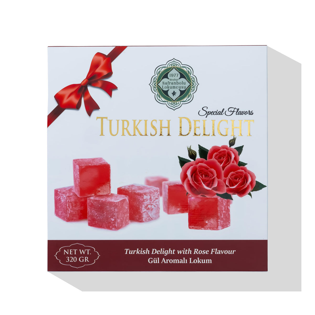 Famous Safranbolu Authentic Turkish Delight (Lokum) Assorted Gift Box - - Vegan, Gelatin-Free, Gluten-Free Turkish Candy - Gourmet Dessert from