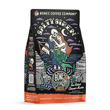Bones Coffee Company Salty Siren, Sea Salted Caramel Chocolate Flavored Coffee, Medium Roast Low Acid Arabica Beans Compatible with Auto drip