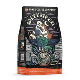 Bones Coffee Company Salty Siren, Sea Salted Caramel Chocolate Flavored Coffee, Medium Roast Low Acid Arabica Beans Compatible with Auto drip