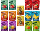 Crispy Green Freeze Dried Fruit Crisps Variety Pack (14 count) - Apple, Asian Pear, Banana, Mango, Strawberry, Pineapple and Tangerine