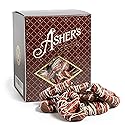 Asher's Chocolates, Red and White Chocolate Covered Pretzels, Gourmet Sweet and Salty Candy, Small Batches of Kosher Chocolate, Family Owned Since