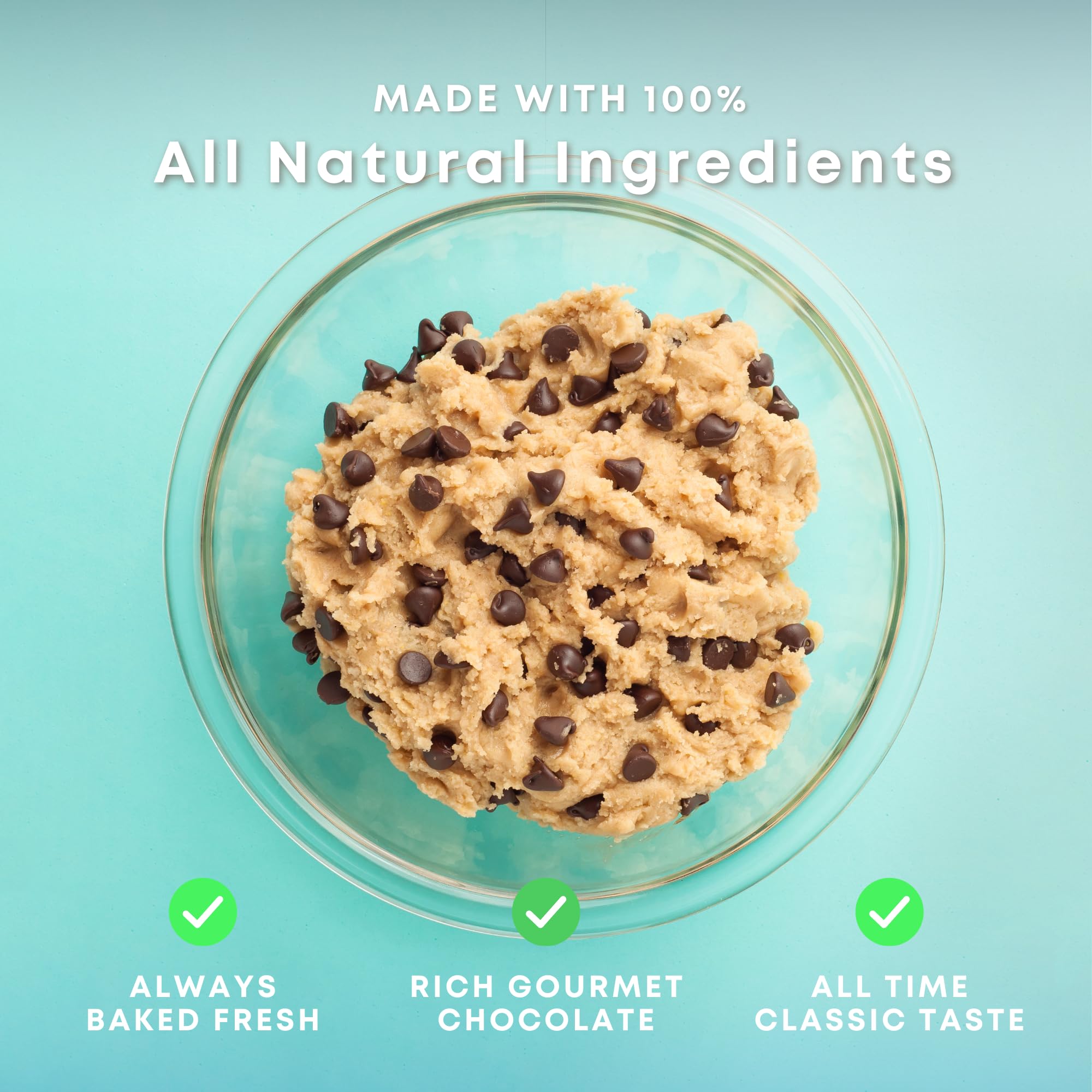 Gourmet Chocolate Chip Cookies by Sweetness Central, Crafted Fresh for Each Order, Bursting with Chocolate Chips, Perfect Dessert or Gift