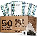 Art of Tea | Organic Jasmine Reserve (Jasmine Tea) | 50 Pyramid Tea Bag Sachets