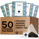 Art of Tea | Organic Jasmine Reserve (Jasmine Tea) | 50 Pyramid Tea Bag Sachets
