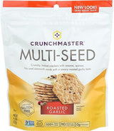 Crunchmaster Multi-Seed Crackers, Roasted Garlic, 4.5 oz.