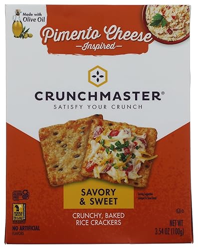 Crunchmaster Pimento Cheese Crackers, 3.54 OZ