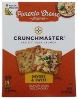 Crunchmaster Pimento Cheese Crackers, 3.54 OZ