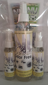 NuKleen Odor Free - Kleen Linen - 9 oz, (2) 2oz.
