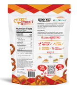 BeyondTwistz Low Carb Pretzels, Cheezy Street, Keto Friendly, 2g Net Carbs, 18g Protein, Powered By HealthSense® High Fiber Wheat Flour, Family Size