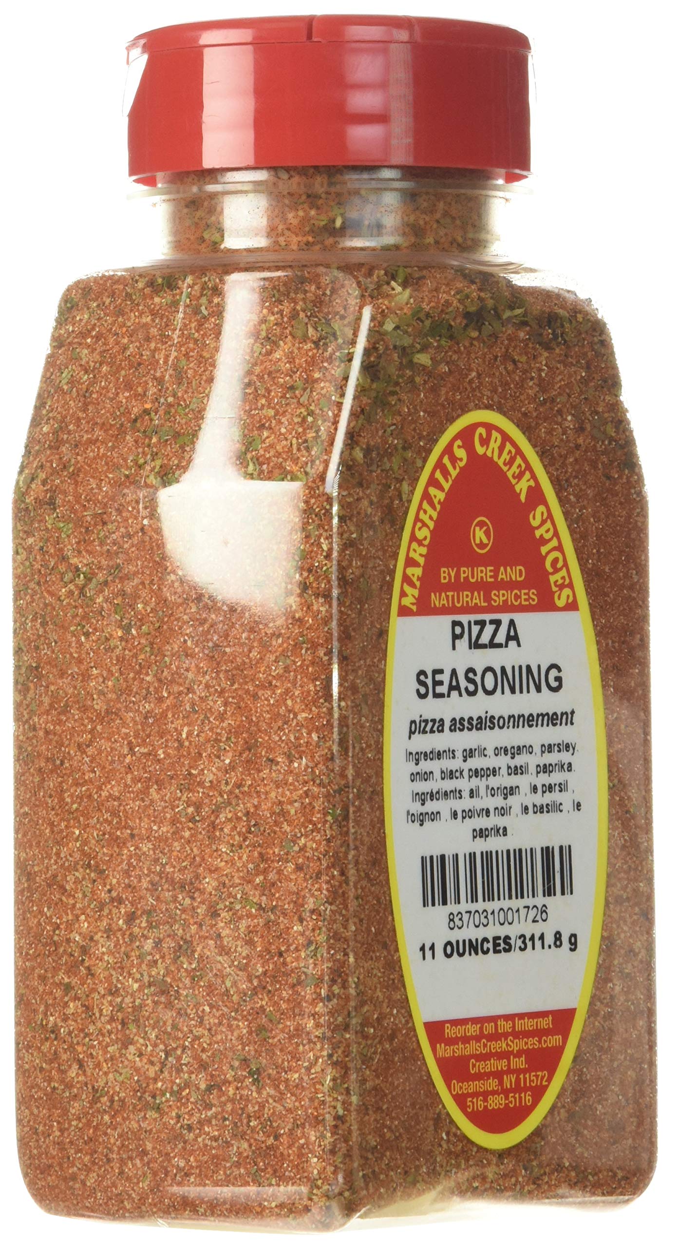 Marshall’s Creek Spices Pizza Seasoning Seasoning Jar, No Salt, 12 Ounce