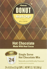 Donut Shop Blend Indulgent Beverages Hot Chocolate, 24 Count