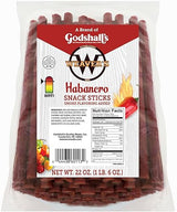 Weaver’s Habanero Snack Sticks (44 spicy 7" beef and chicken snack sticks per 22oz bag)