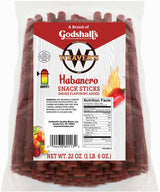 Weaver’s Habanero Snack Sticks (44 spicy 7" beef and chicken snack sticks per 22oz bag)