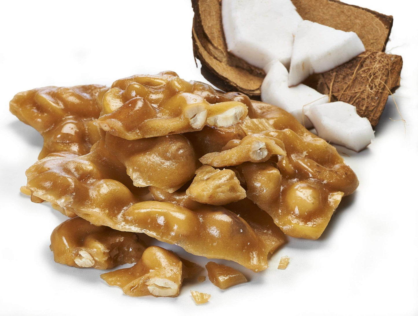 AvenueSweets - Handcrafted Old Fashioned Dairy Free Vegan Nut Brittle - 7 oz Box - Cashew