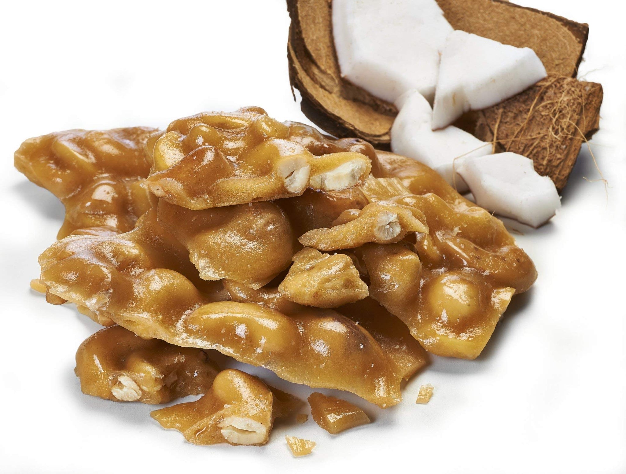 AvenueSweets - Handcrafted Old Fashioned Dairy Free Vegan Nut Brittle - 7 oz Box - Cashew