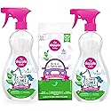 Dapple Baby All Purpose Cleaning Spray and All Purpose Wipes - (2 Pack) 16.9 fl oz Bottle - 30 Cleaning Wipes Total - Fragrance-Free, Hypoallergenic