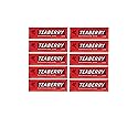 Teaberry Chewing Gum - Classic Retro Nostalgic Yummy Flavor originated by Clark's Finally Back! - Gerrit's Tea Berry Flavor (10 Packs)