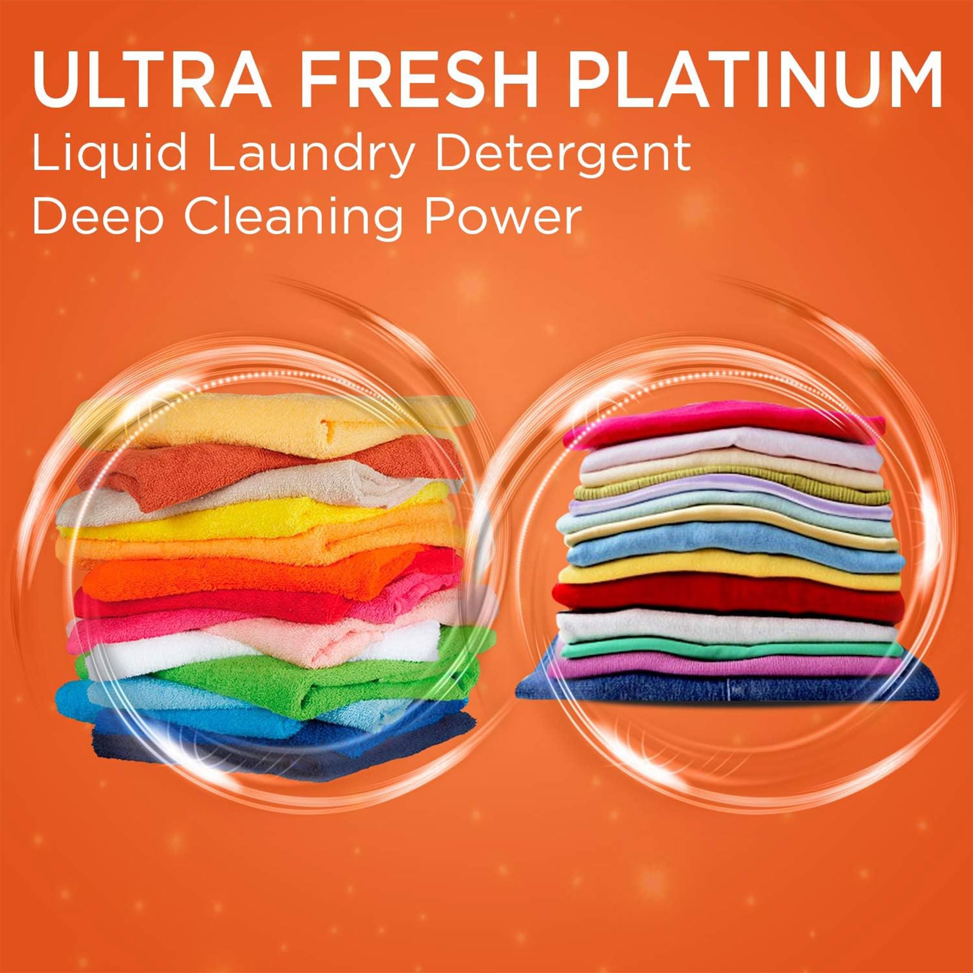 Ultra Fresh 6X Platinum 5 Gallon Laundry Detergent Liquid with Spring Fresh Fabric Softener and Pump for All Machine Types, Up to 640 Loads (2 Pack)