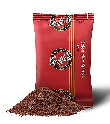 Apffels Colombian Special - Ground, Medium Roast, 100% Arabica Coffee (18 pack - 2.5 oz Each)