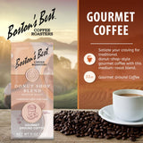 Boston’s Best Coffee - Donut Shop Gourmet Hearty Medium Roast, Premium Ground Coffee, 11 oz. / 311 g Coffee Bag