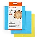 Full Circle Squeeze - Cellulose Sponge Cloths, Super Absorbent Dishtowels, Reuseable Paper Towel Alternative, 100% Natural Plant-Based, 3-Pack