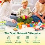 Good Natured Brand | Carpet Deodorizer & Freshener Powder | 60 oz Pet Odor Eliminator for Strong Odor & Pet Urine | Fresh Natural Lemon Love | Safe