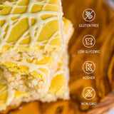 Isagenix Whey-Based IsaLean® Protein Bar - For Meal Replacement & Muscle Support - Lemon Passion Crunch (10 Bars)