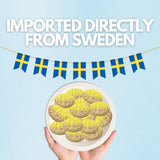 HELLO CANDY Swedish BANANA BUBS Candy, 0.5 lb Bag - Soft Fruit Chews, Scandinavian Sweets for Kids & Adults