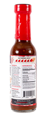 Hammah Gatah Extreme Heat Hot Sauce - Made with Scorpion Pepper, Habanero, Carolina Reaper Pepper & 7-Pot Primo Pepper - Brand Featured on Hot Ones