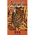 Larvets BBQ Flavored Edible Worms - Crunchy Roasted Insect Snack - High Protein, Sustainable and Nutritious Novelty Food Gift - Fun Bug Snack for Kids