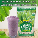 Let's Do Organic Green Banana Flour - Grain Flour Replacement, Resistant Starch, Versatile Starch, Gluten Free, Iron, Non-GMO Project Verified, USDA