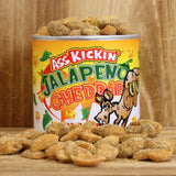 Ass Kickin' Jalapeno Cheddar Peanuts, 12-Ounce Cans (Pack of 6)