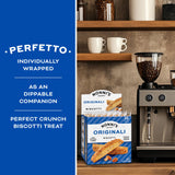 Nonni's Originali Classic Almond Biscotti Cookies - Individually Wrapped Italian Coffee Snack, Crunchy Twice-Baked, 80 Cal Each, 17.25 oz Carton, 4