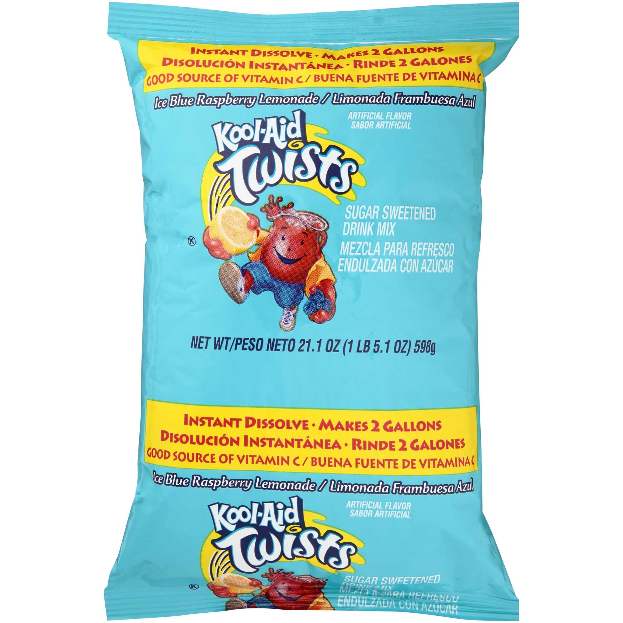 Kool-Aid Twist Blue Raspberry Lemonade 15 Case 2 Gallon