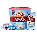 La Fe Premium Crackers in a 23-count resealable Tub (24.3 Ounce (Pack of 1), Saltines)