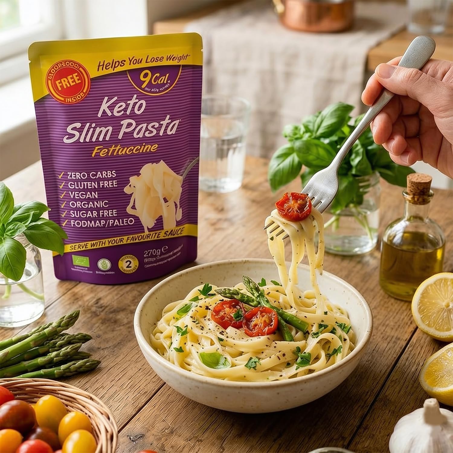 Eat Water Slim Pasta Fettuccine 200g - Pack of 2