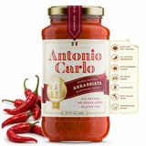 NEW! Antonio Carlo Authentic Italian (3 Generations) Handmade Gourmet Marinara Sauce - FRESH, No Preservatives, Vegan Marinara Spaghetti & Pasta Sauce