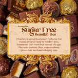 ChocZero Milk Chocolate Hazelnut Truffles, Zero Added Sugar, Gluten Free, Keto Gift, High Fiber, 16 Individually Wrapped Pieces, 8.5 Ounce (Pack of 1)