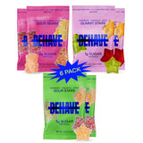 BEHAVE Low Sugar Gummy Candy (The Everything Pack, 6 Pouches) | Keto, Diabetic Friendly, High Fiber, Gluten-Free & Non-GMO